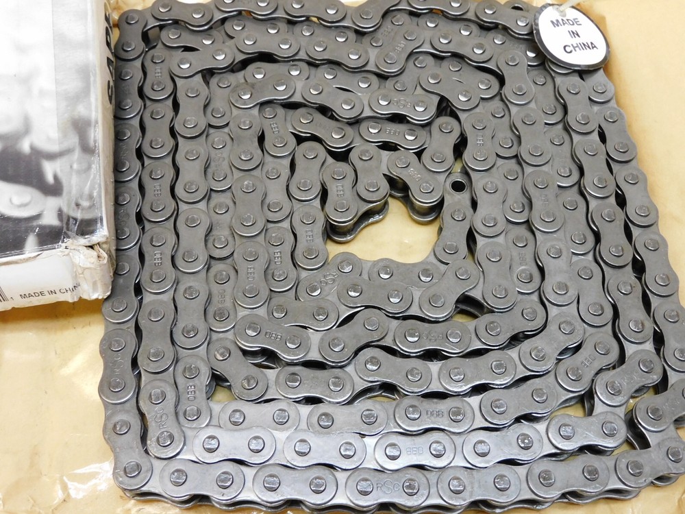 SAPPHIRE ROLLER CHAIN 08B-1 10' 10FT W/ CONNECTOR LINK