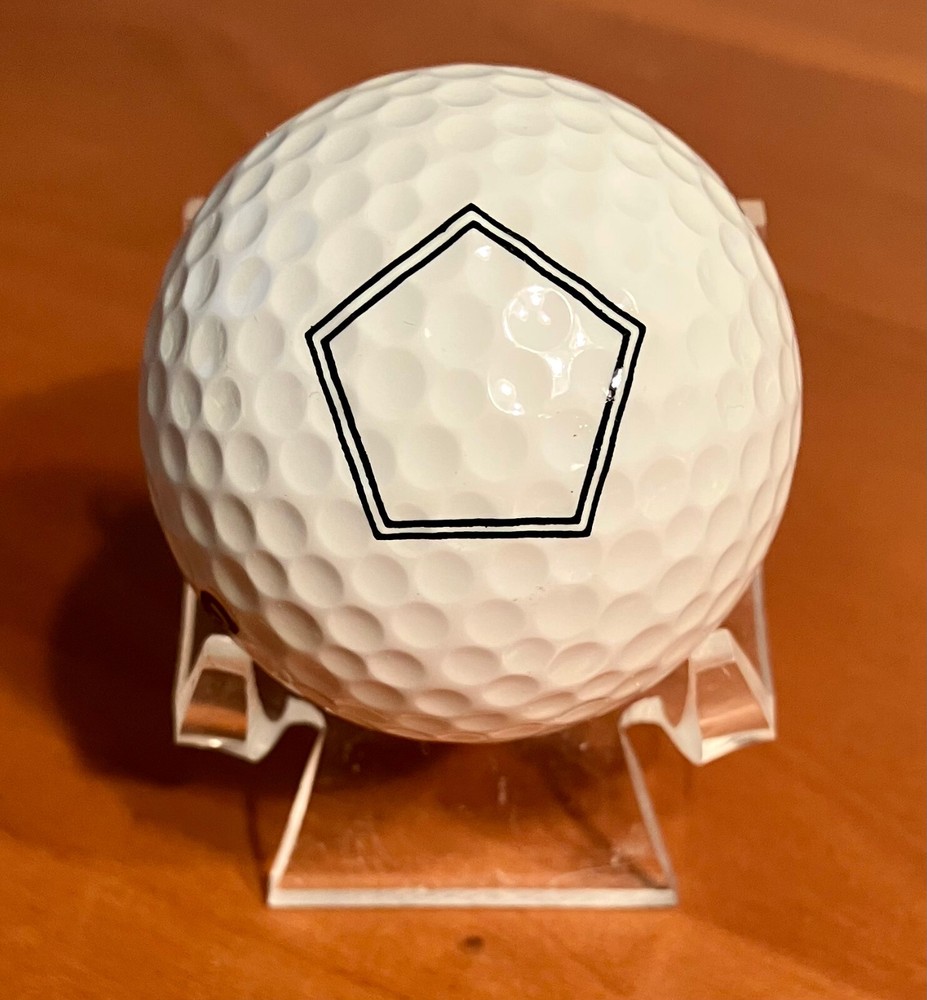 Pentagon Logo Golf Ball