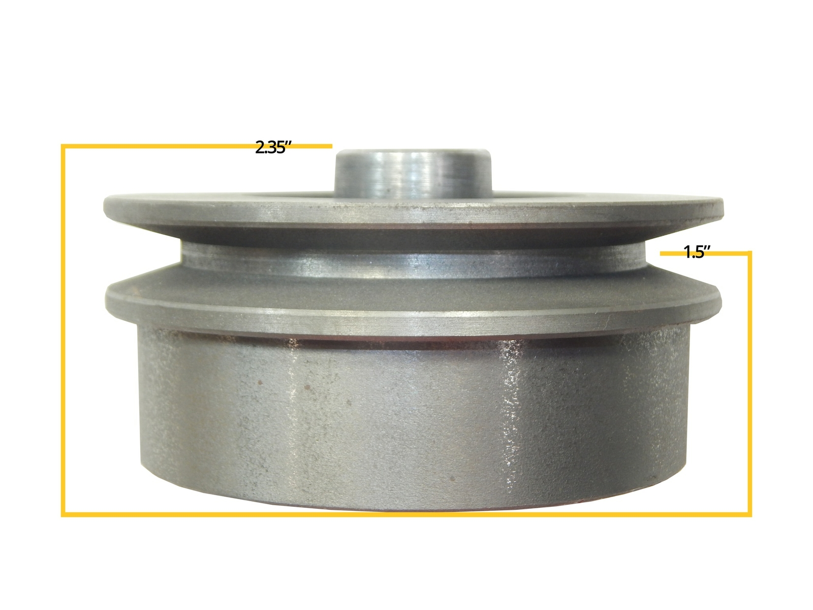 3/4" Bore, 4.5" OD, Single Groove Centrifigual Clutch Pulley | Belt A