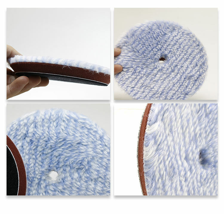 5"microfiber cutting buffing pads da rotary 2pc