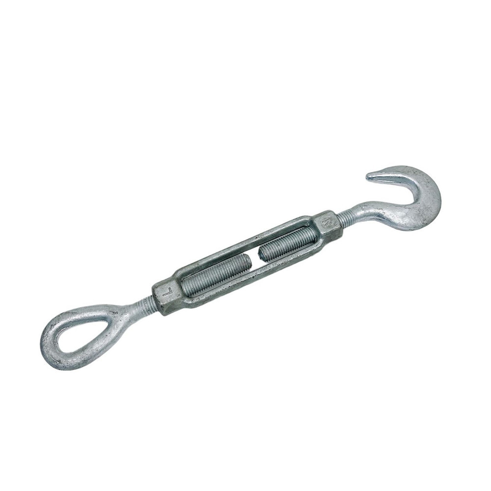 3/4" x 6" Turnbuckle HOOK EYE Pulley Galvanized Drop Forge Turnbuckle 4 PC