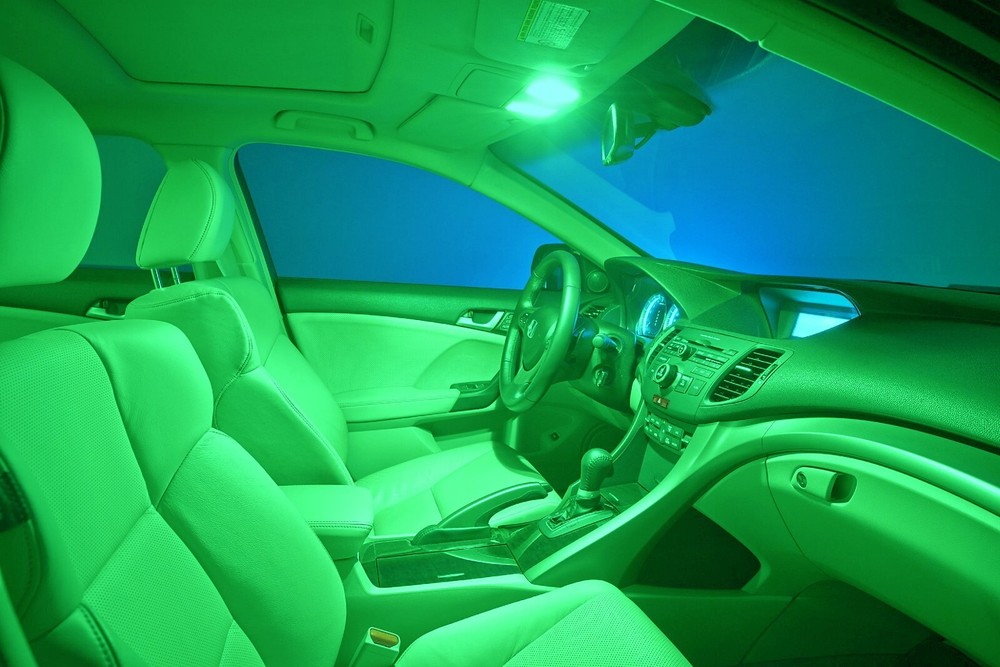 LED Light Canbus Error Free 6411 5W Green Two Bulb Interior Map Replacement OE