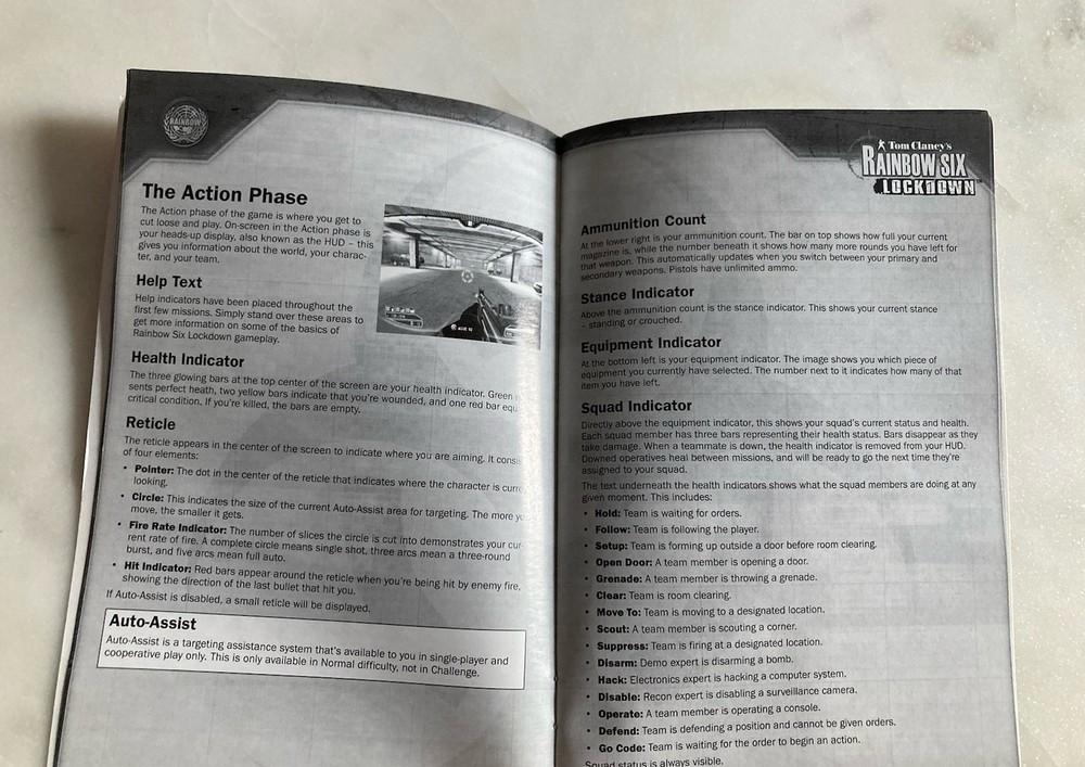 Rainbow Six Lockdown | PS2 | Manual Only