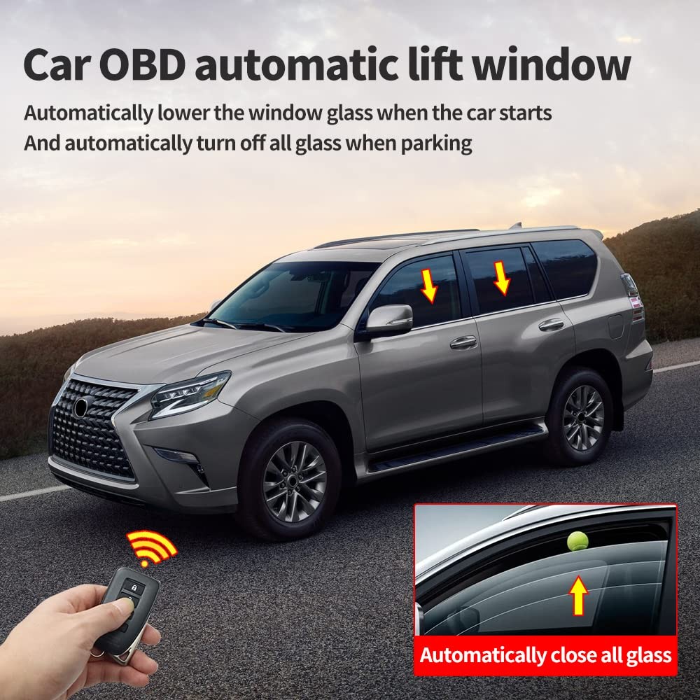 Remote Auto Window Open Closer + Door Speed Lock Kit + Side 2020-2023