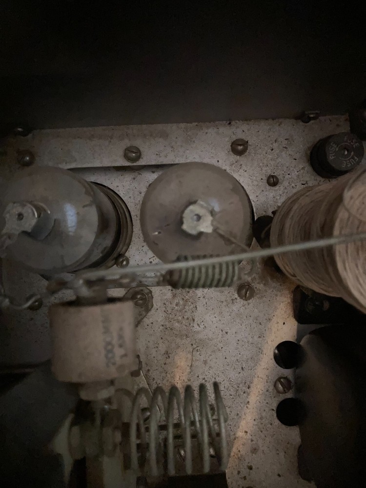 Vintage Johnson Viking II HF tube Transmitter Copper Plated Case