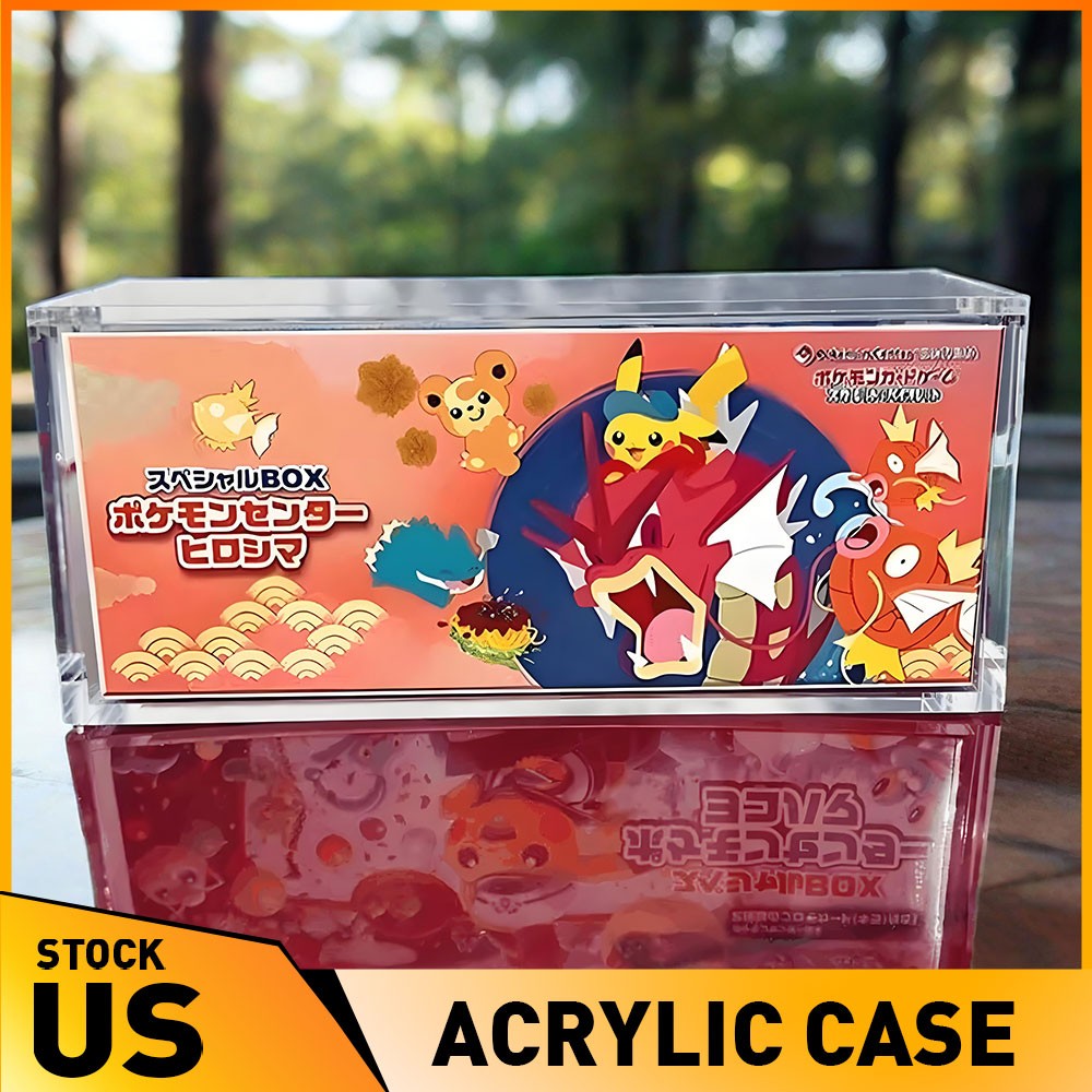 Acrylic Case Pokémon Center Tohoku Hiroshima Fukuoka Special Box Strong Magnets