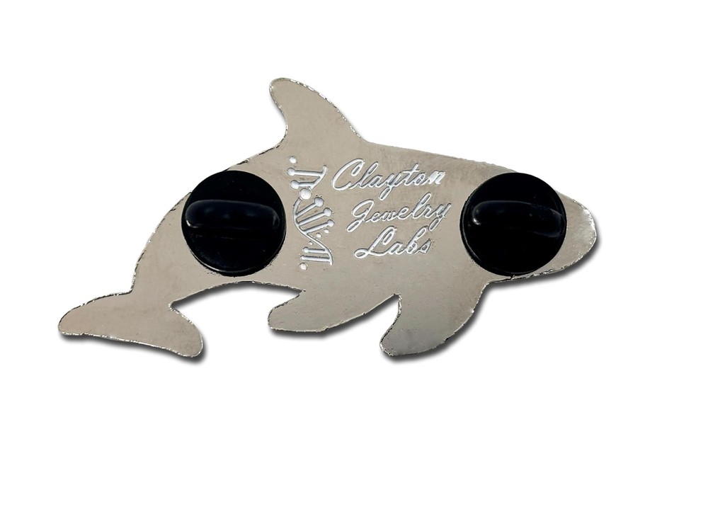 Orca Whale Enamel Pin