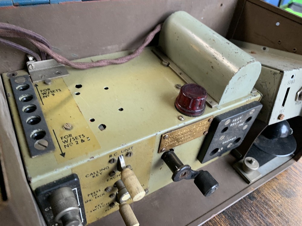 Vintage WW2 Field Telecom Equipment | Wireless Set Remote Control Unit "E" MK.II