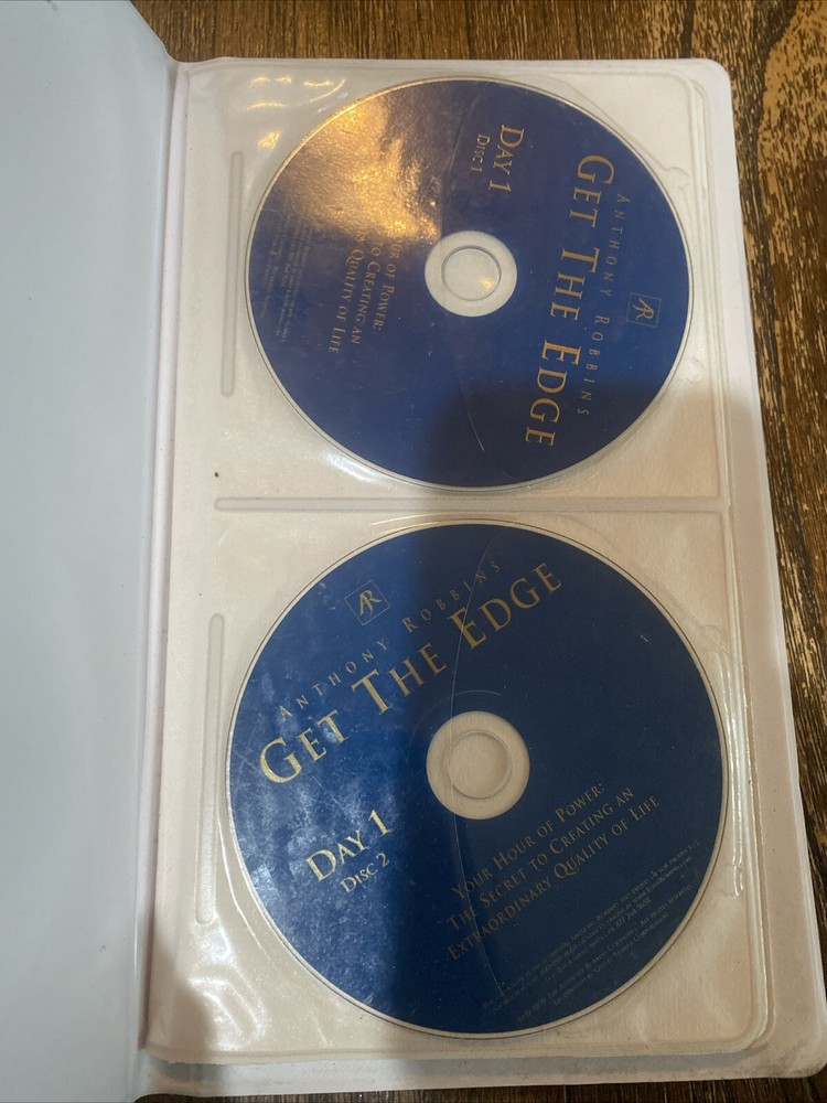 Anthony Tony Robbins Get The Edge 7-Day Program 10 CD Set