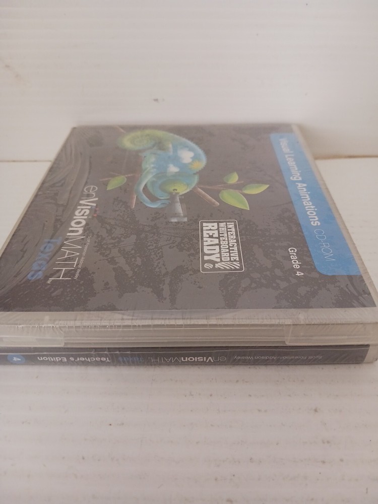 enVision MATH GRADE 4 CD ROM & Teachers Edition SEALED Pearson Scott Foresman