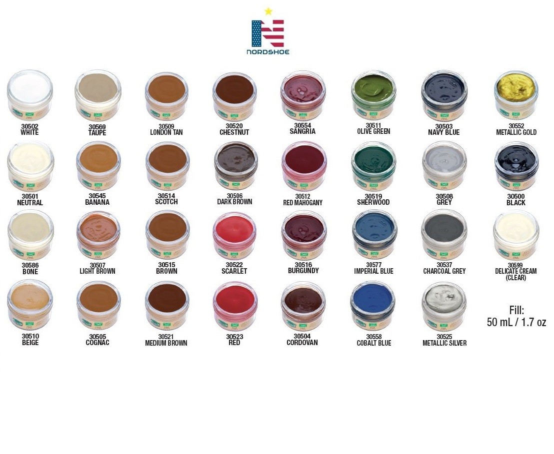 Moneysworth Best Boot & Shoe Cream Polish - 1.7 oz 50 ml (All Colors )