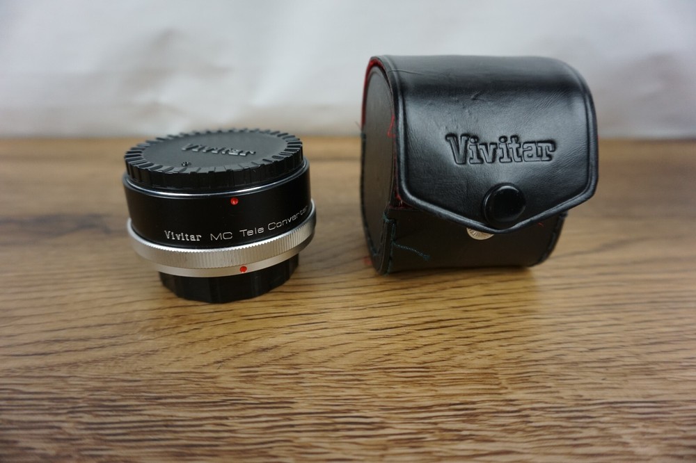 Vivitar MC Tele Converter Lens with Case