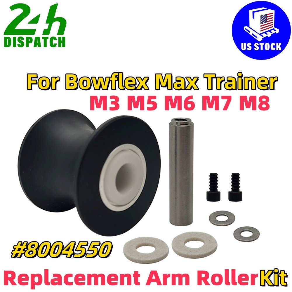 For Bowflex Max Trainer M8 M7 M6 M5 M3 Wheel Replacement Arm Roller Kit #8004550