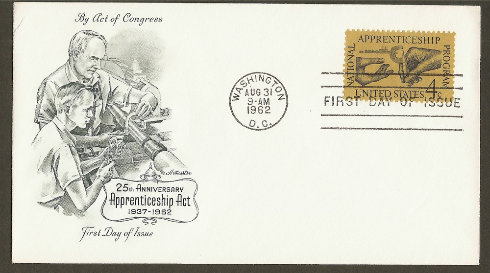 #1201 4c Apprenticeship - Artmaster FDC