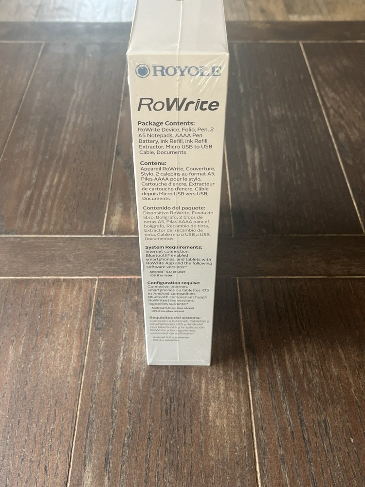 Royole RoWrite Smart Writing Pad Create Capture Share RY0201-CF5NA New Sealed