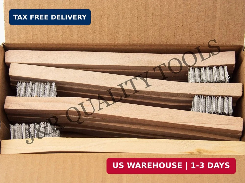 24 Pack Stainless Steel Wire Brush Tooth Brushes…