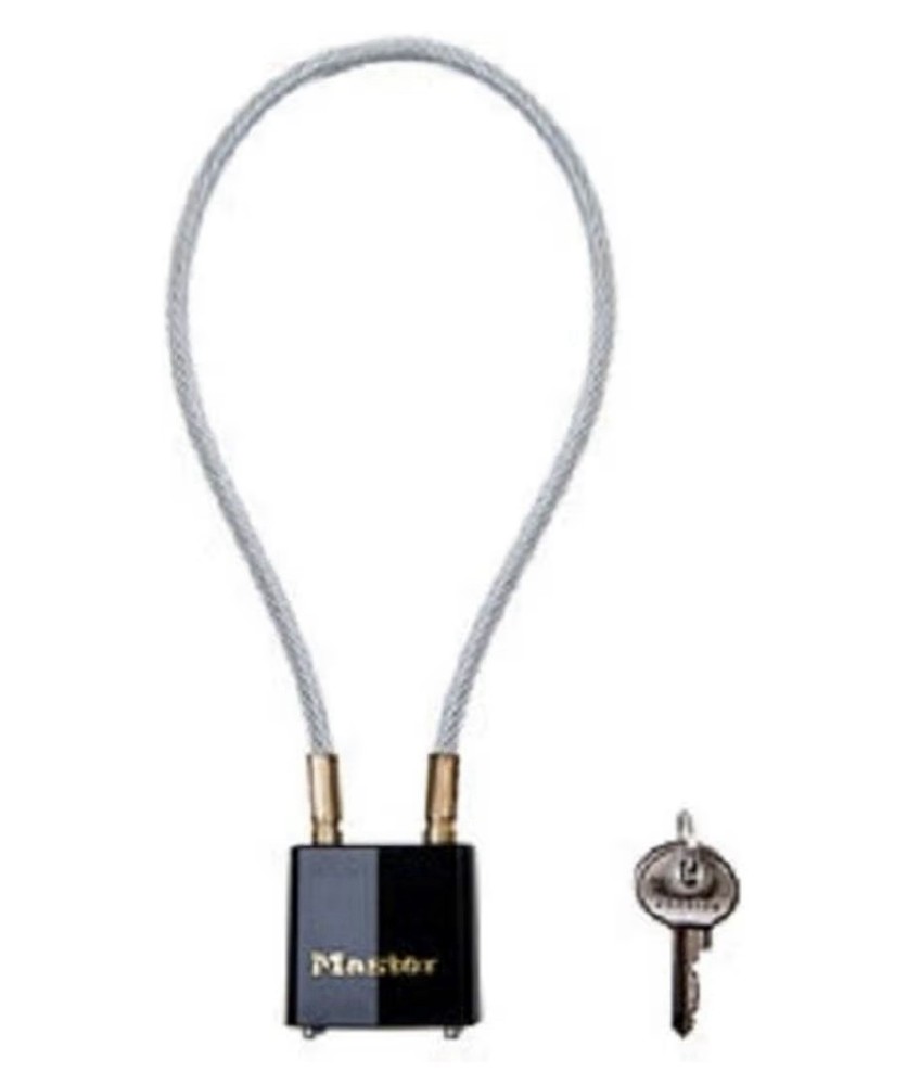 Master Lock 14” (35cm) Cable 2 Keys New In Package Sealed Padlock Gun Lock