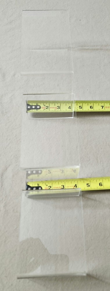 2 Sets - Agaci Clear Display Risers - 3 Per Set. Graduated Nesting Risers.