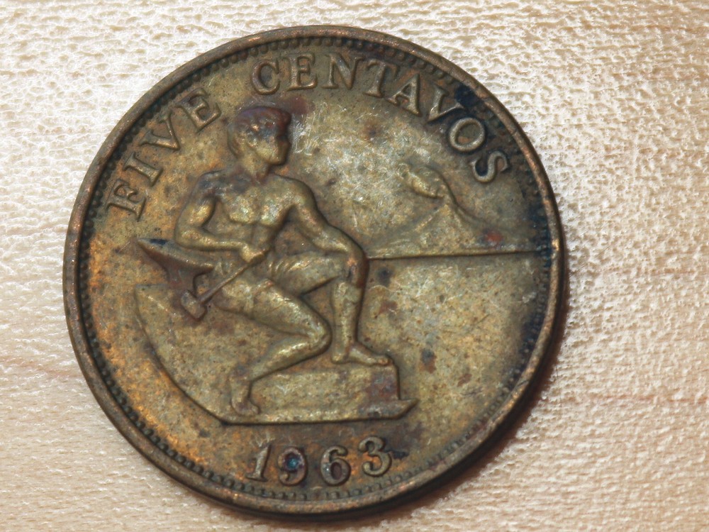 1963 Philippines 5 Centavos