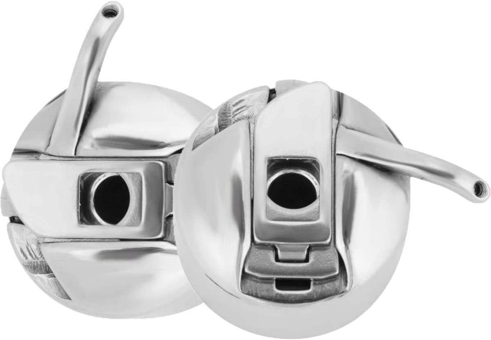 2 Pack Sewing Machine Bobbin Case for Front Loading 15 Class Machines.