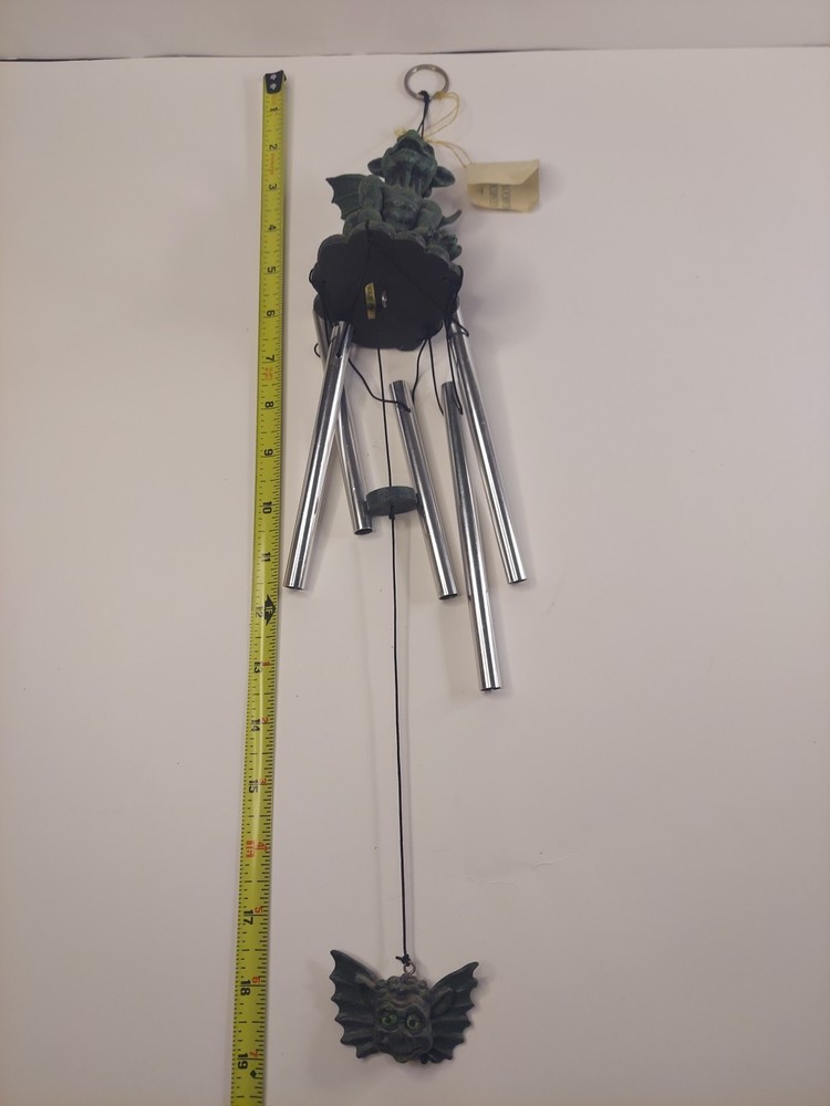 Resin Gargoyle Gaurdian Wind Chime