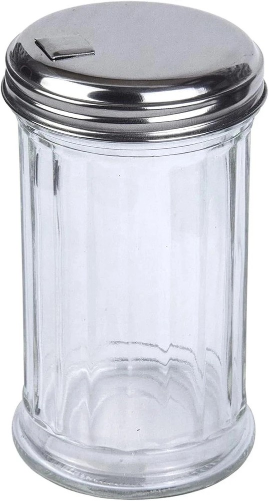 Glass Sugar Shaker Dispenser Pourer, 5.5 Inch
