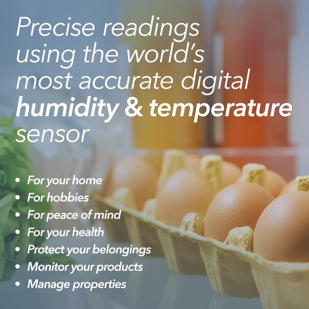 SensorPush HT1 Smart Temperature Sensor & Humidity - 1 Pack, Blue