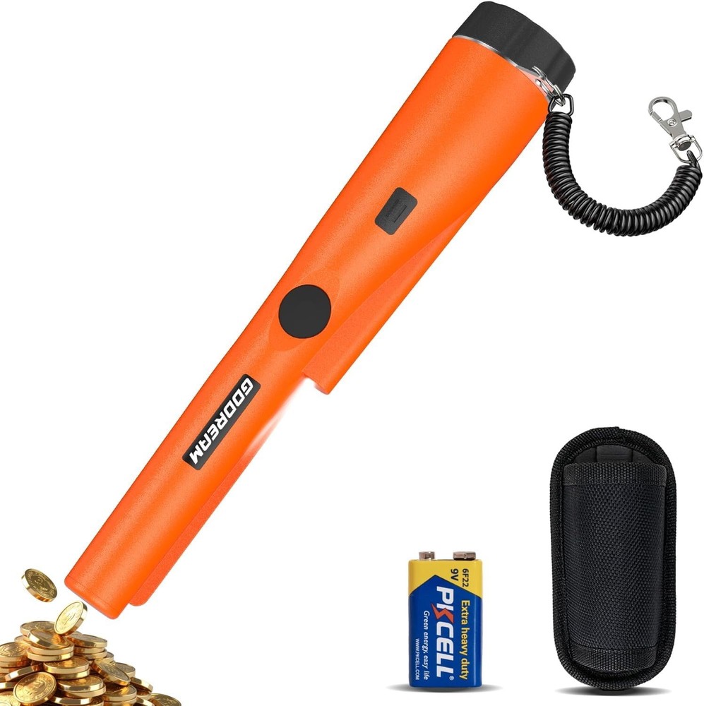 Metal Detector Pinpointer for Adults & Kids - Waterproof Handheld Pin Pointer...