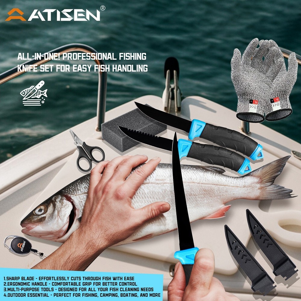 Fishing set, multi-sized and multi-functional, outdoor fishing tools