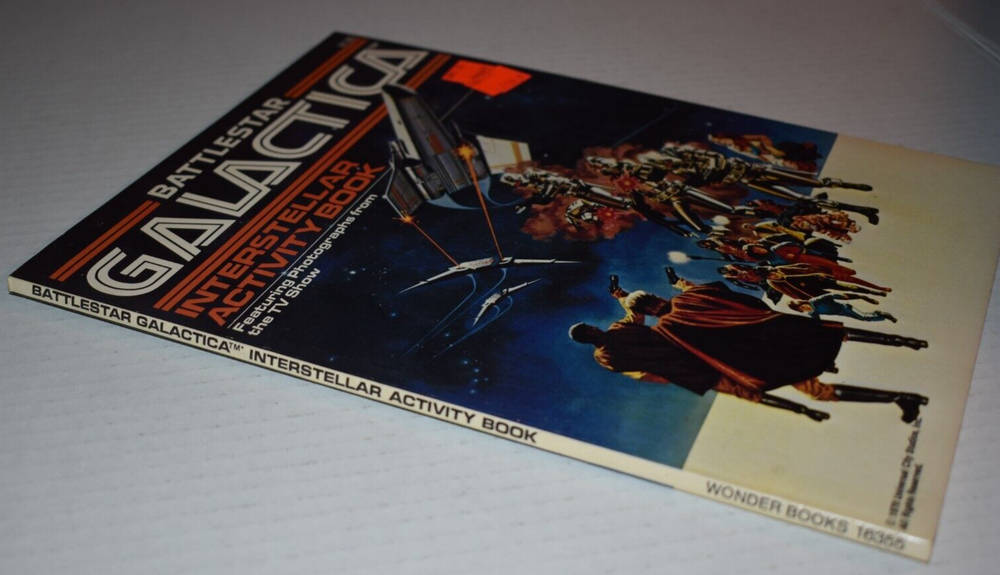 1978 Battlestar Galactica Interstellar Activity Book- Unused