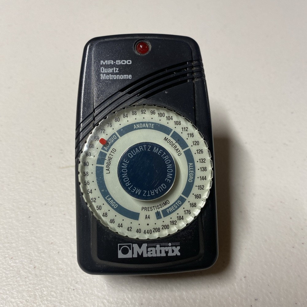 Matrix MR-500 Quartz Metranome Handheld Tested Working