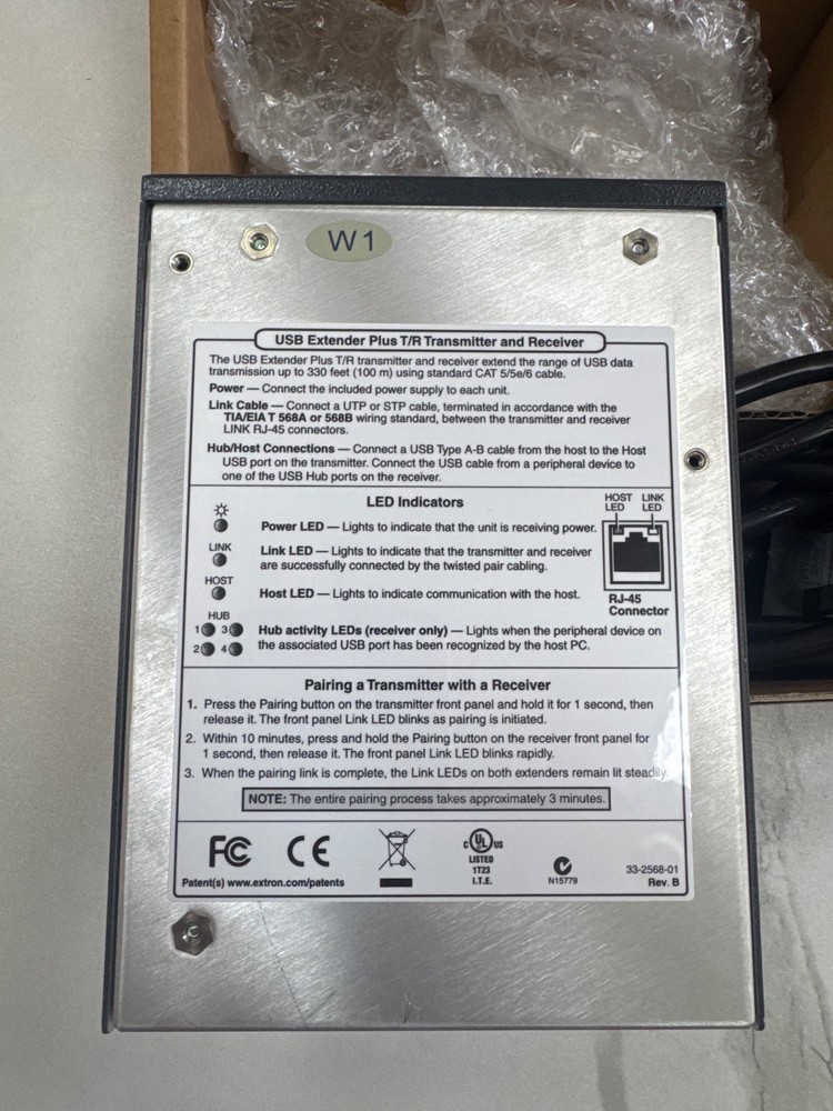 Extron USB Extender Plus T 60-1471-12 Transmitter