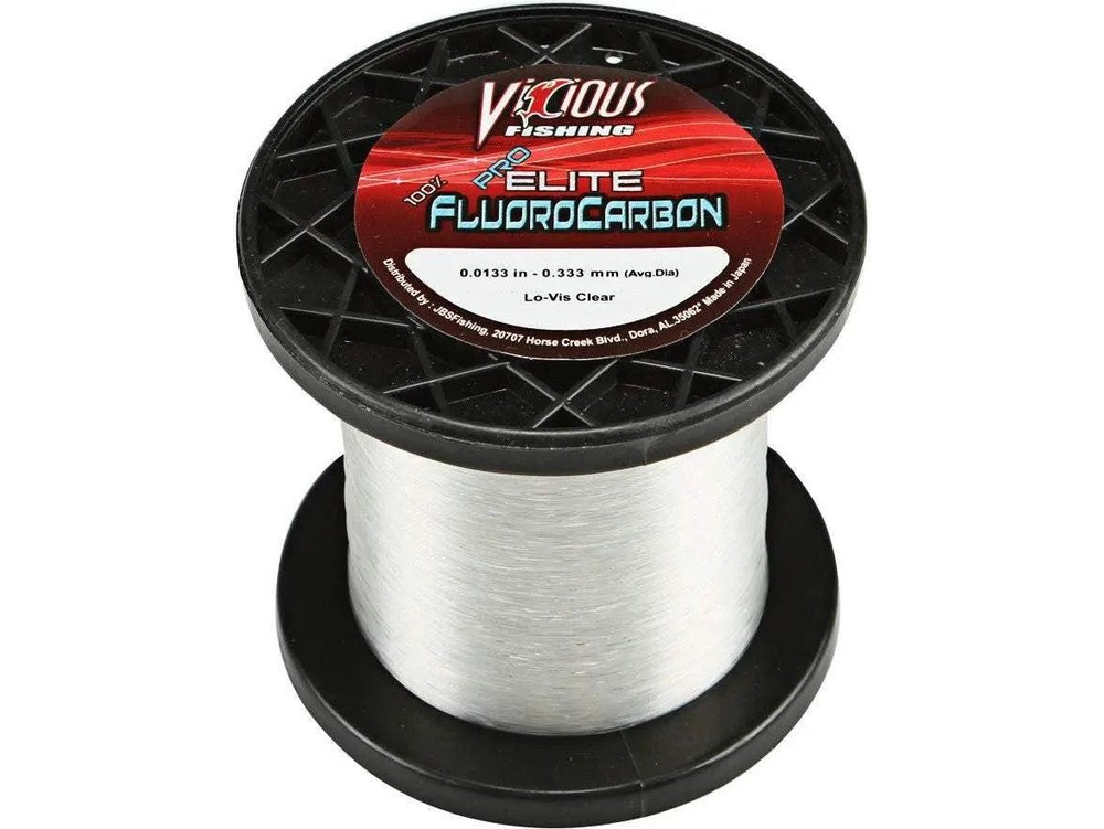 Vicious Pro Elite 100% Fluorocarbon Spool (200 yd)