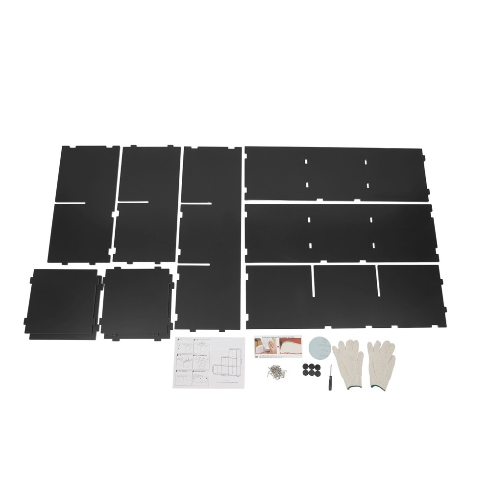 6-Cube Storage Organizer, Bookcase, Display Compartment, Open Back, Home Office