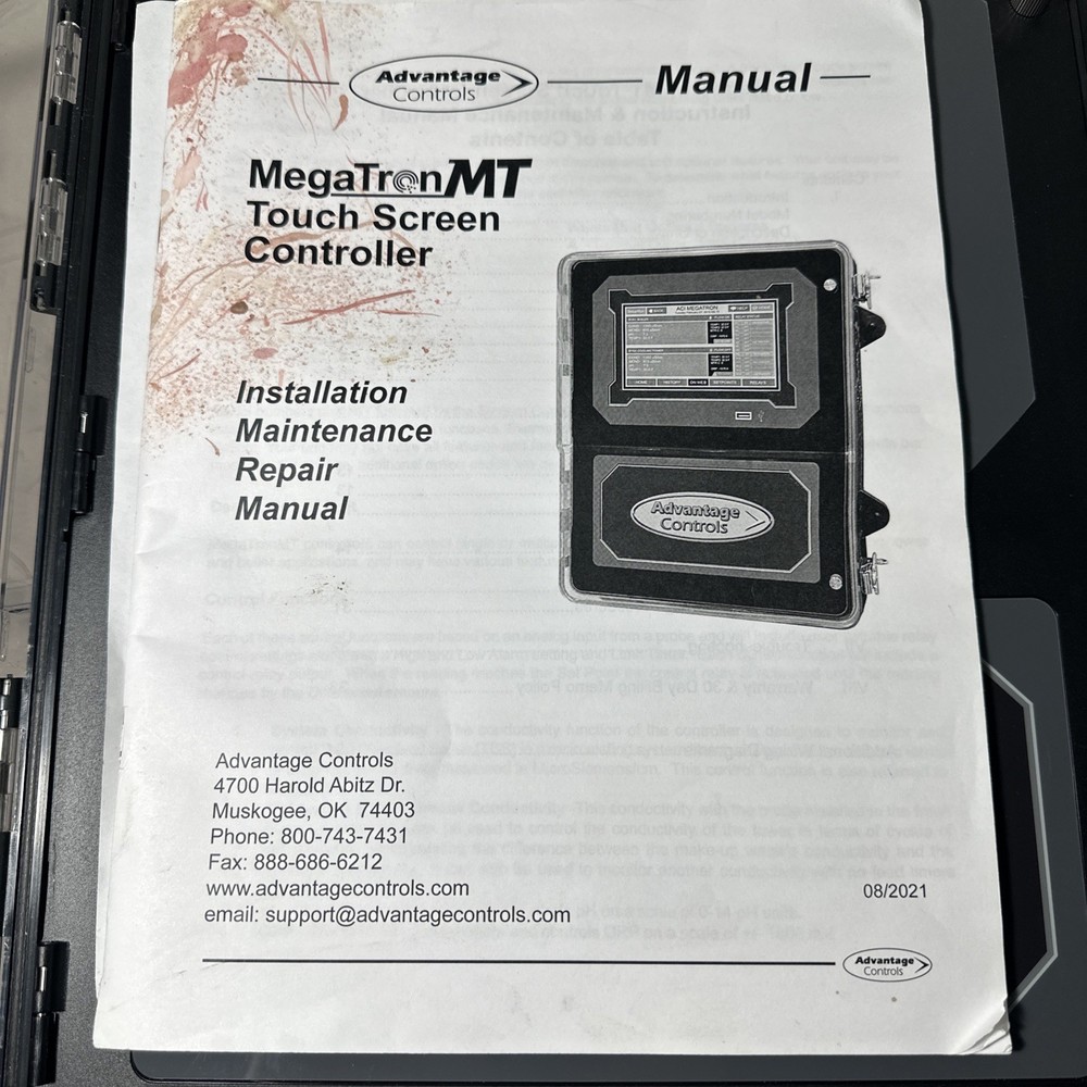 Advantage Controls MegaTron MT Touch Screen Cooling Tower Controller 10 Pigtails