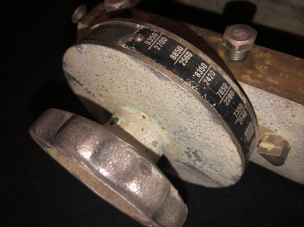 Vintage Original Hamilton VariMatic Drill Press Variable Speed Dial Assembly