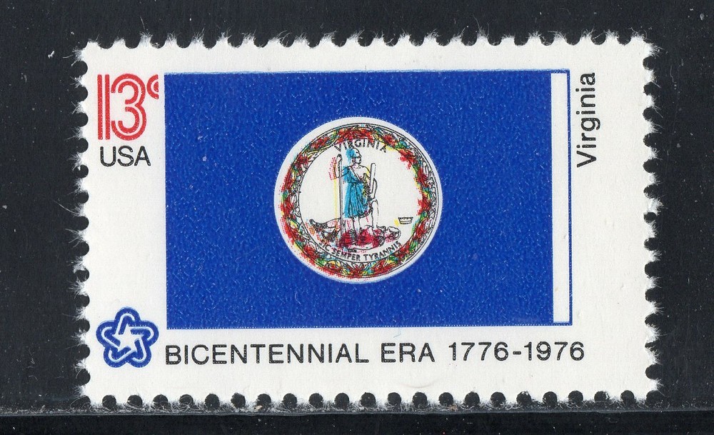1642 * VIRGINIA STATE FLAG  *  U.S. Postage Stamp MNH