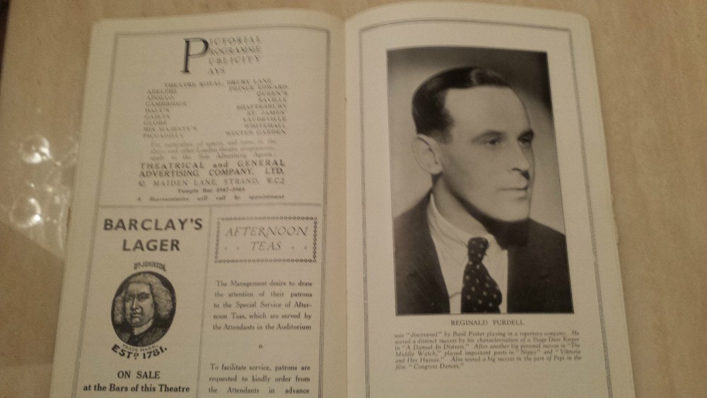 1932 Theatre Programme Orders Are Orders - Olive Blakeney Clive Currie
