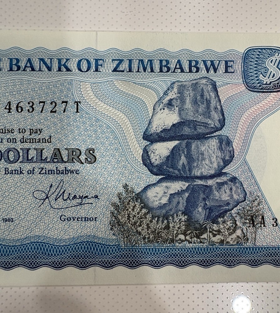 Zimbabwe 1983 $2 Dollar Banknote (Uncirculated)