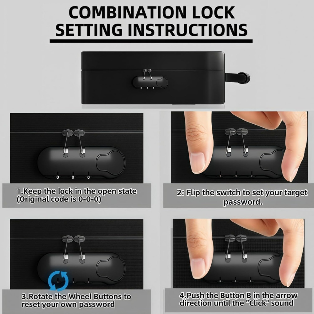 Fireproof Document Box Soft-Shell Lock Waterproof Zipper 5200 F Safe Important