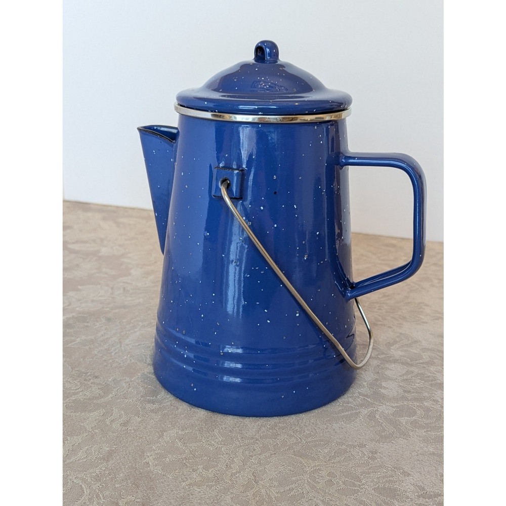 Blue Enamel 5 cup Percolator