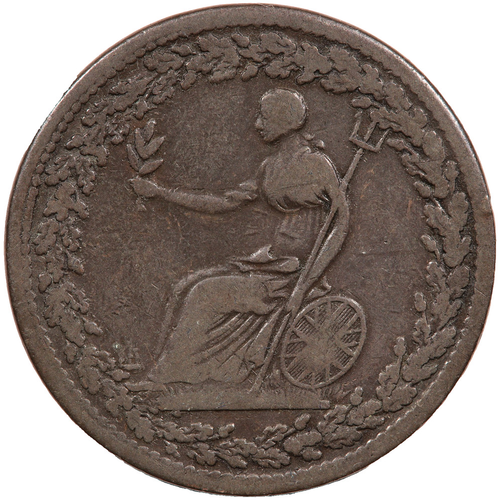 1814 LOWER CANADA SPREAD EAGLE HALFPENNY TOKEN