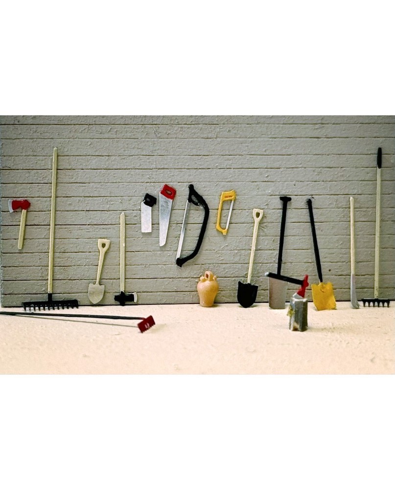 HO Scale Accessories - 221108 - Agricultural tools pack 2