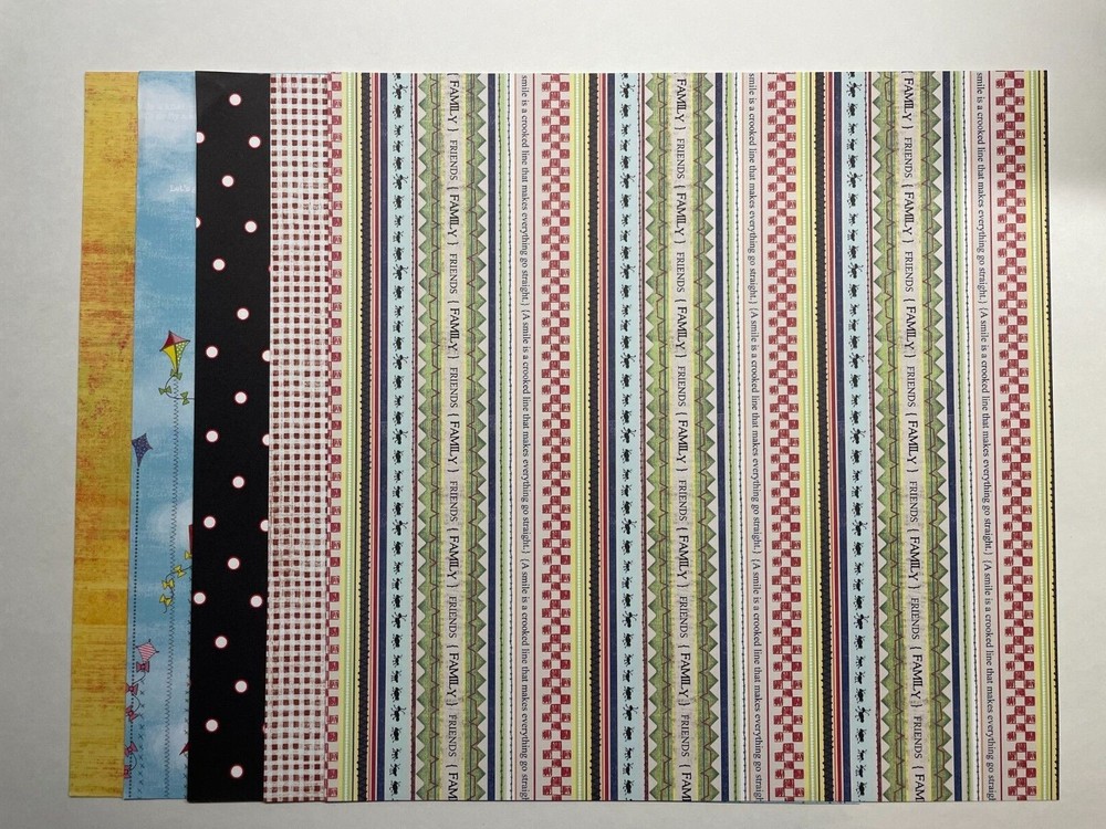 ASSORTED ADORN IT "SUMMER THEME" 12 X 12 SS PAPERS