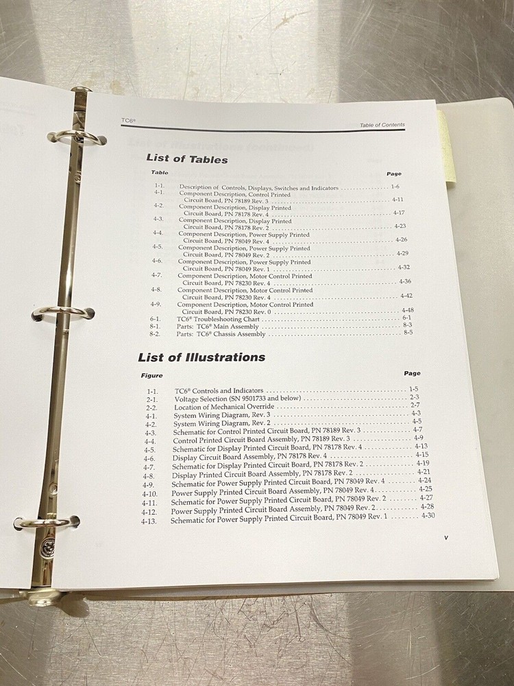 Sorvall TC6 Centrifuges Installation & Operations - Users Guide / Manual