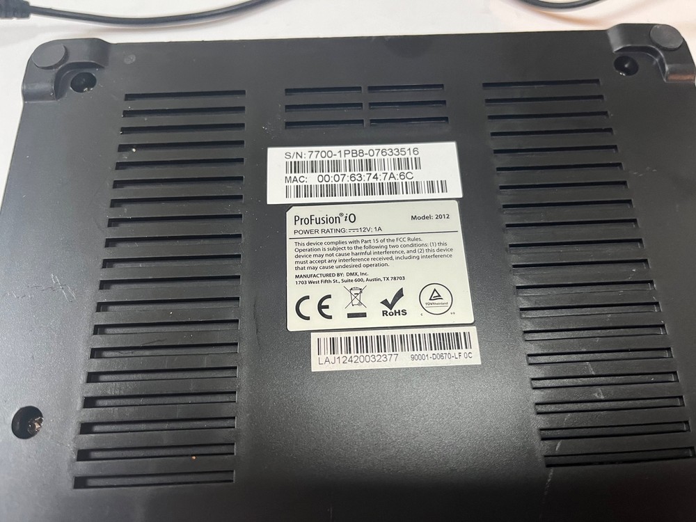 DMX ProFusion i0 2012 AV Digital Media Manager