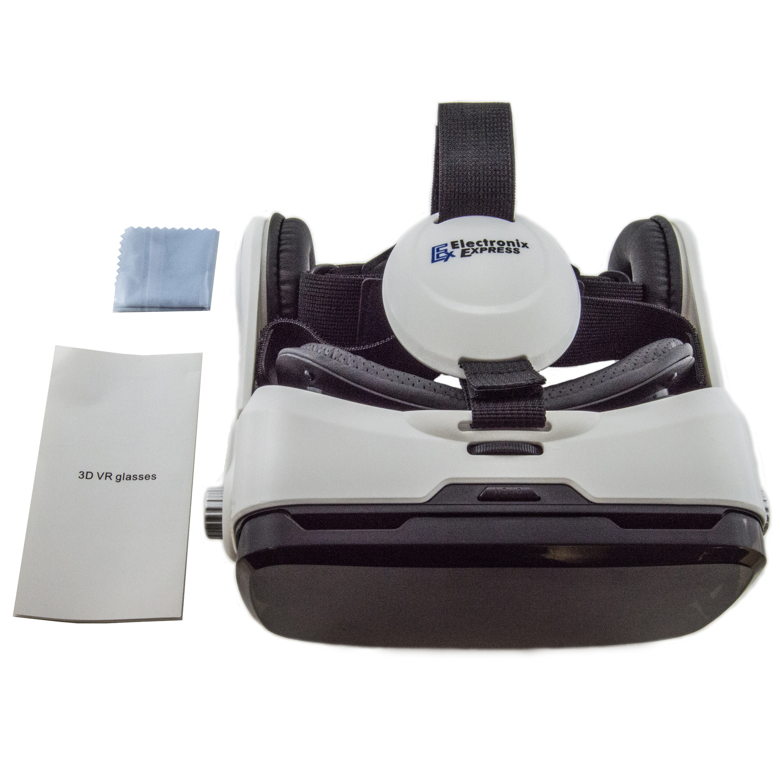 3D VR Headset with Stereo Headphones for all 4.7" to 6.2" Smartphones