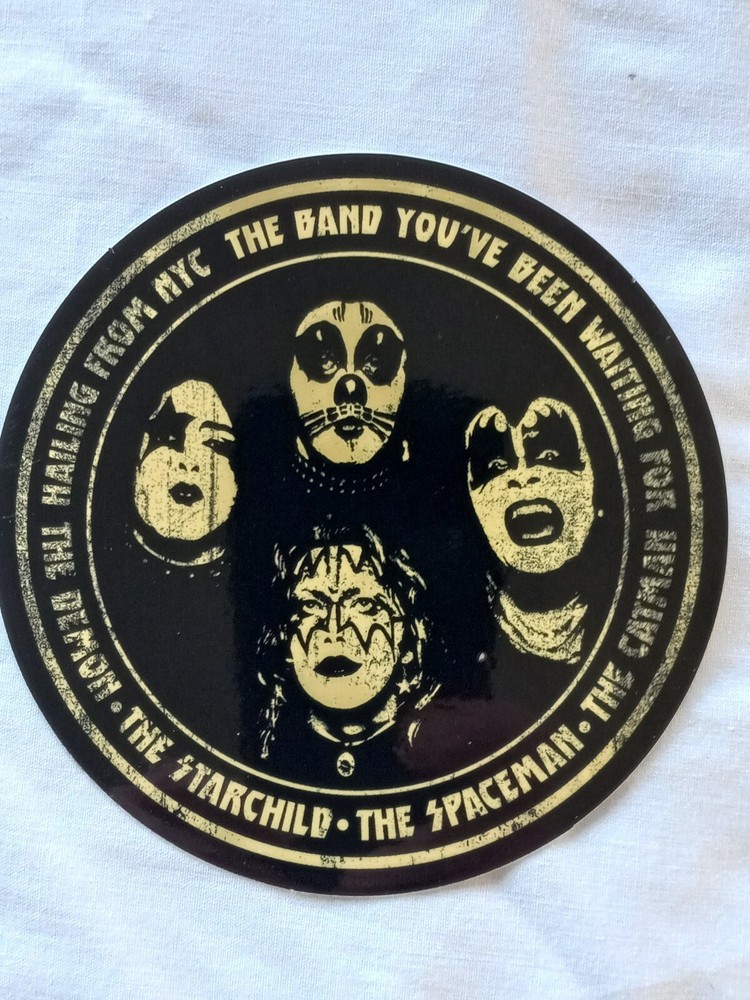 Kiss Sticker/Decal New Star Child, Demon, Spaceman, Cat man Licensed Kiss NYC
