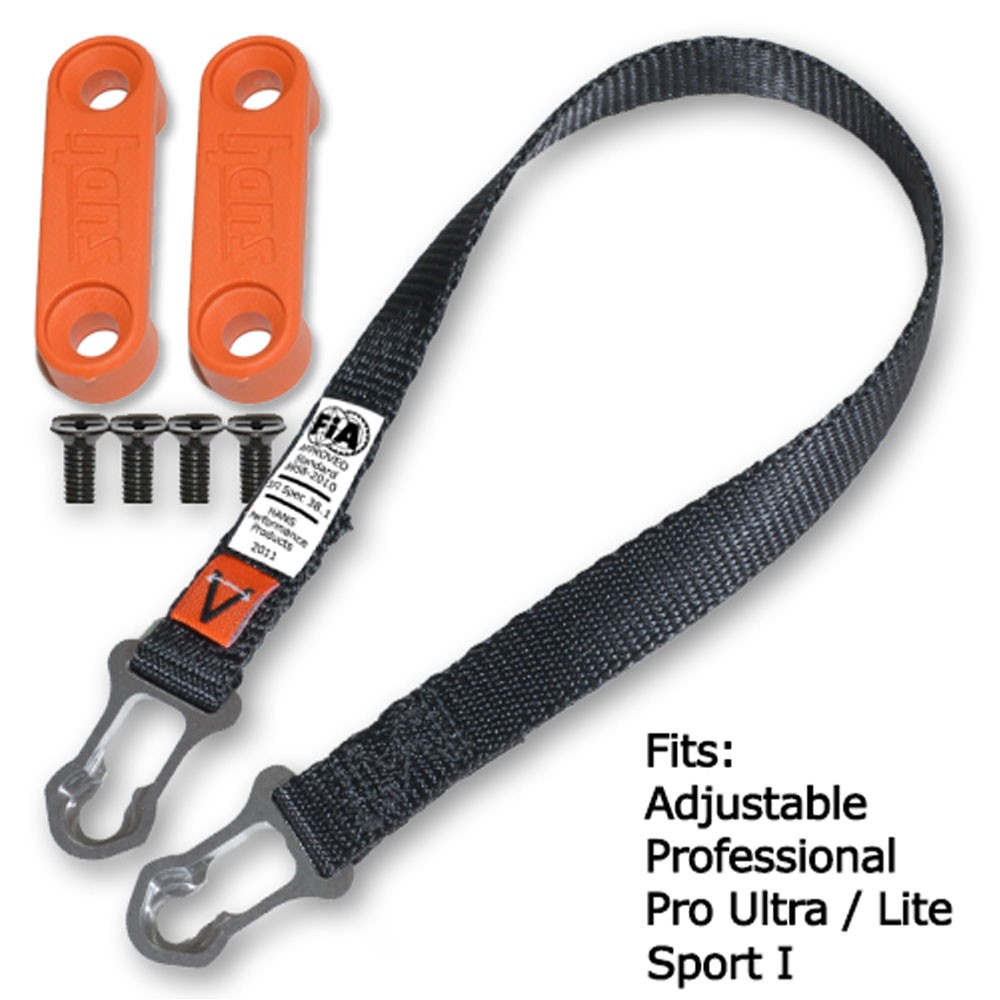 HANS Head and Neck Restraint TK12314; Post Anchor Tether Kit 18 in. Replacement