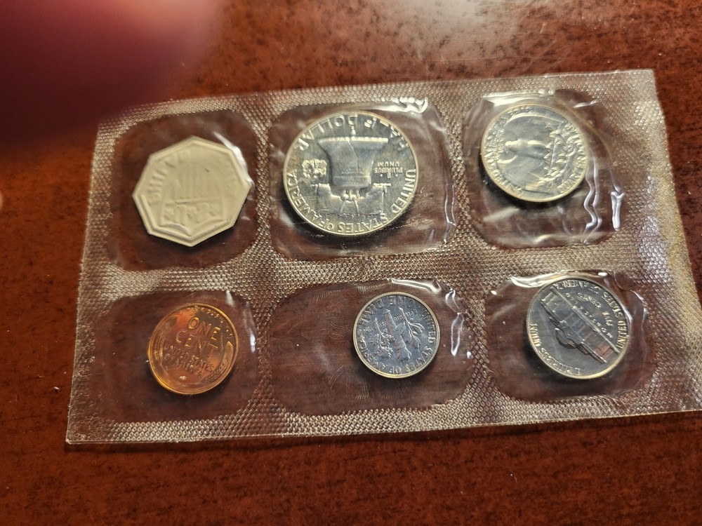 1956 Proof Set, Flat Pack, OGP Philadelphia inv04 u160